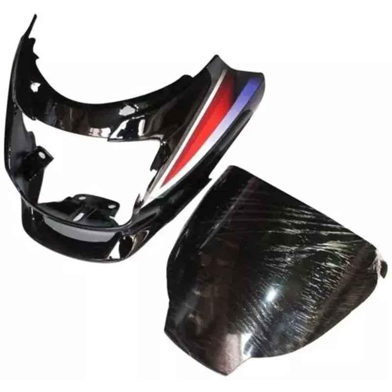 Buy Ultra Headlight Visor for Motocorp Super Splendor Black Red