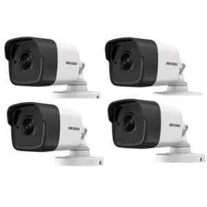 Hikvision 5MP Ultrahd 4K Ir Cctv Bullet Camera, DS-2CE1AHOT-ITPF, (4 Pieces)