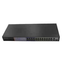 Beware 24 Port 10/100 Mbps + 2 Gigabit Uplink Ports PoE Network Switch