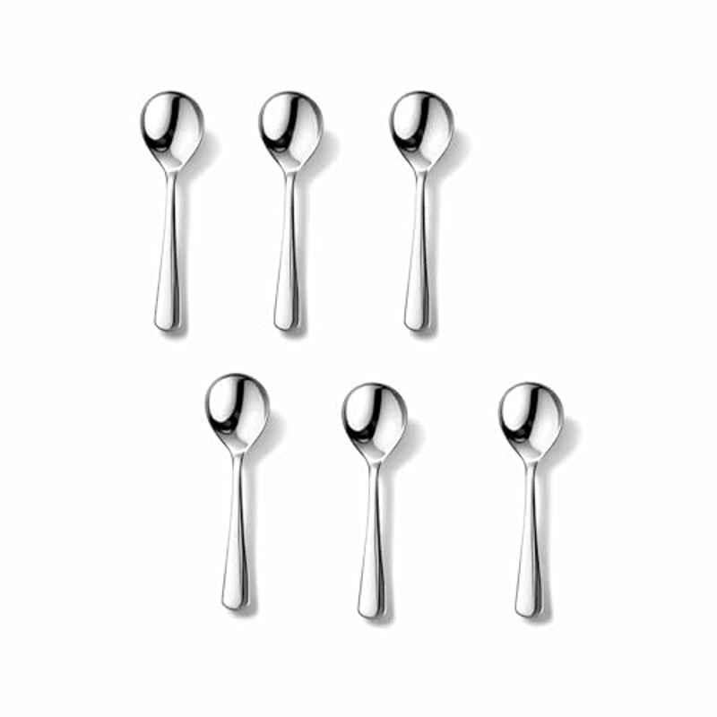 Cookaid 6 Pcs 23cm Stainless Steel Silver Serving Spoon Set, CKD-SPM-6-59