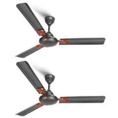 Longway Creta P2 50W Smoked Brown Ultra High Speed Ceiling Fan, Sweep: 1200 mm (Pack of 2)