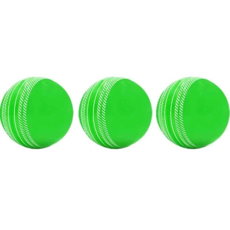 GLS Classic Wind Rubber Green Standard Cricket Ball (Pack of 3)