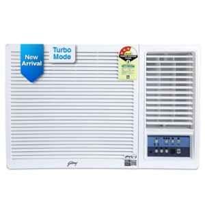 Godrej 1.5 Ton 3 Star White Inverter Window AC with Turbo Mode & Anti-Dust Filter, WIC 18UTC3 WWA