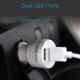 Portronics Car Power 2T White 2.4A Car Charger with Dual USB Port, POR-663