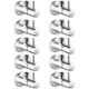 Zesta Turbo Stainless Steel Chrome Finish Angle Valve with Flange (Pack of 10)
