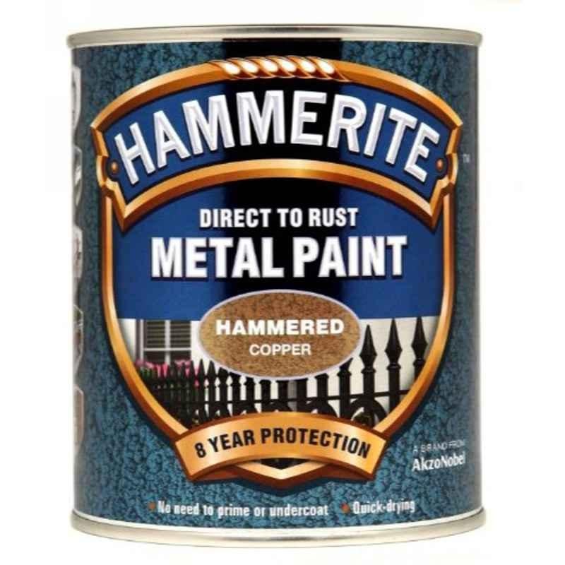 Hammerite 750ml Hammered Copper Metal Paint, 5092964