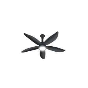 Activa Aero Five 28W 380rpm ABS Grey Pearl 5 Star BLDC Ceiling Fan with Remote, LED Light & 5 Years Warranty, Sweep: 1200 mm