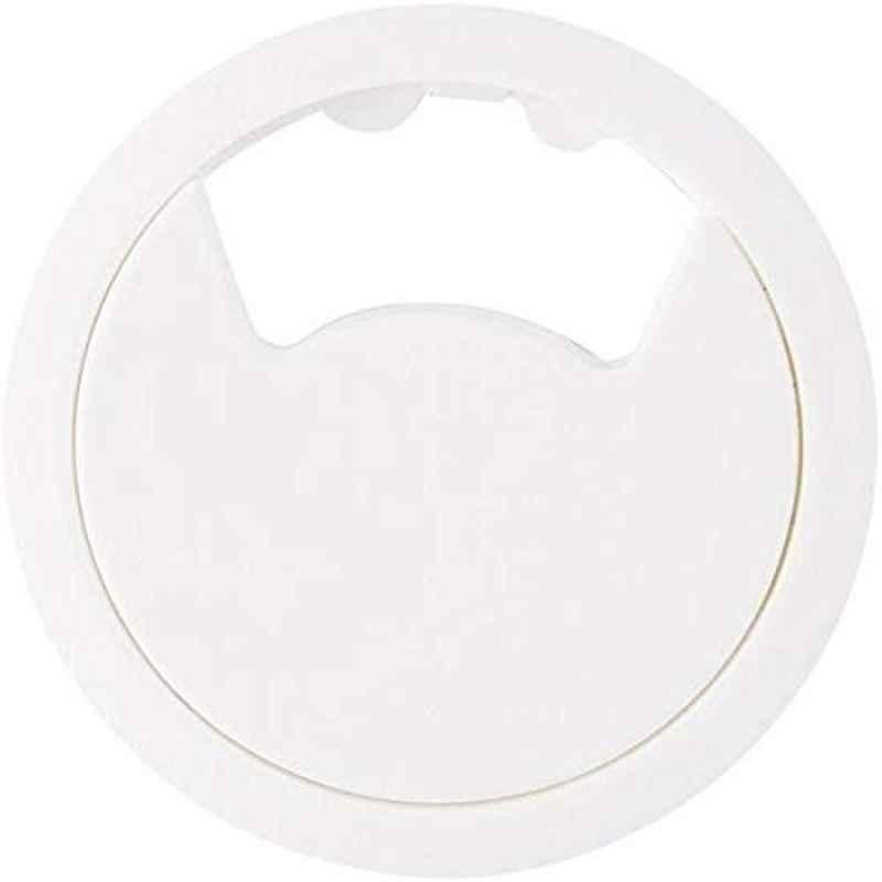 Robustline Cable Hole Cover White 60 mm-2 Pcs