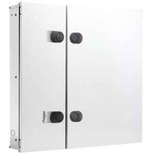 Hager Novello+ 4 Ways 12+12+12 Modules Double Door TPN Phase Segregated Distribution Board, VYG04DL