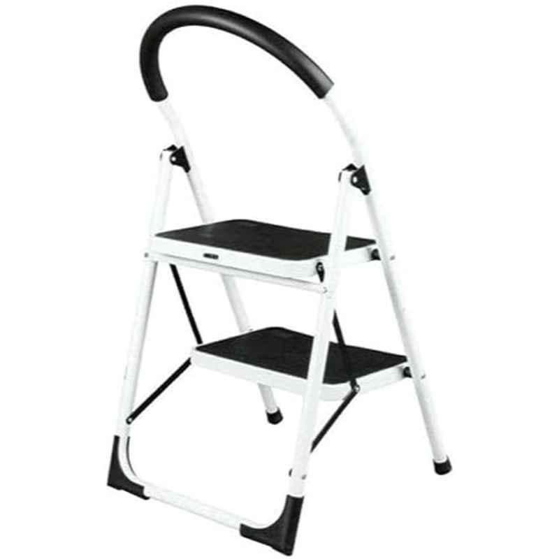 Robustline 2 Steps Aluminium White Multi Purpose Ladder
