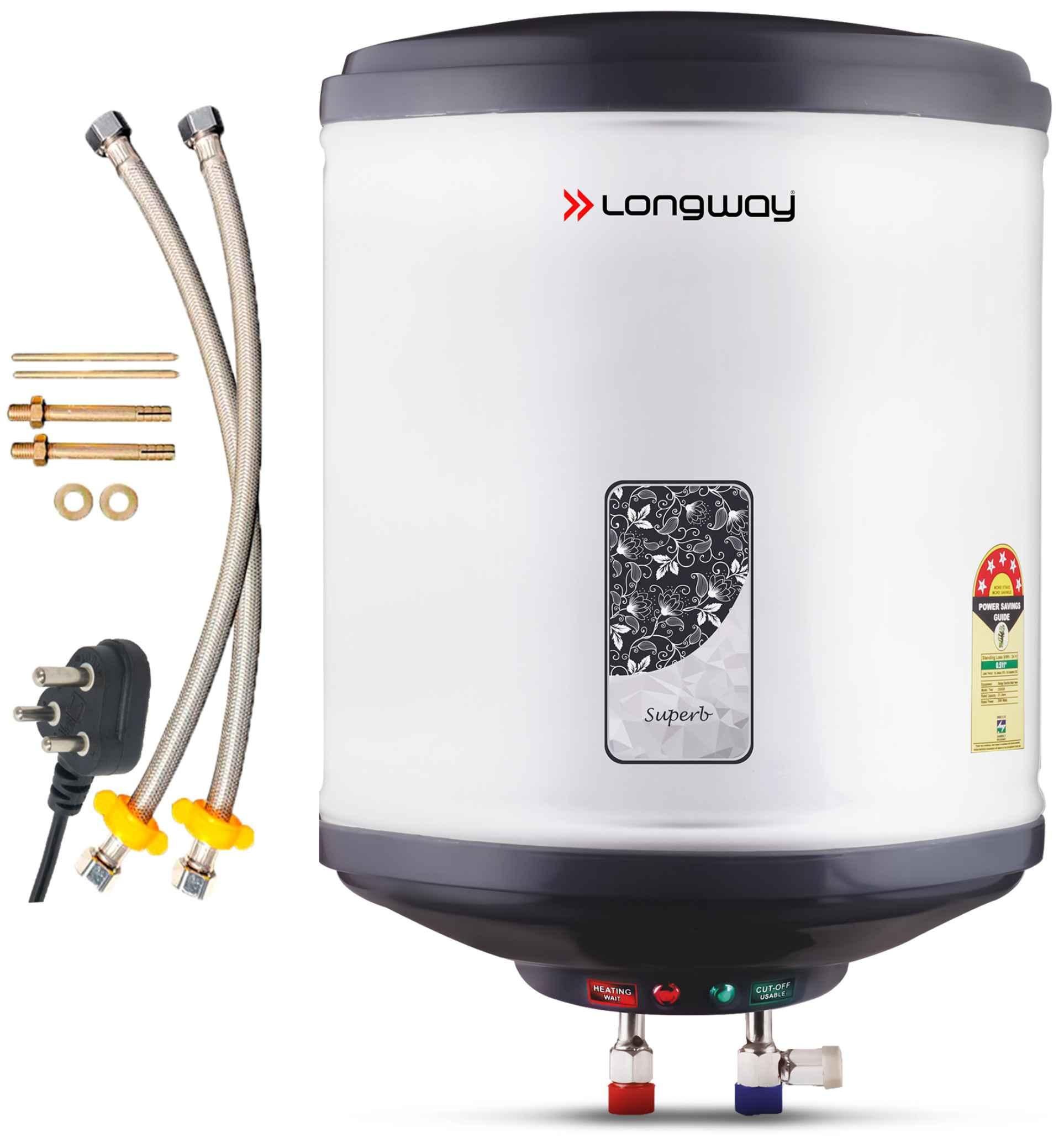 Buy Longway 10L Grey Instant Water Geyser with Free Installation