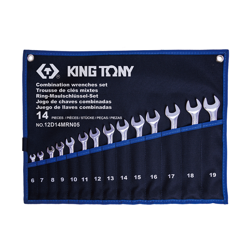 King Tony 14 PCS Combination Wrench Set, 12D14MRN05