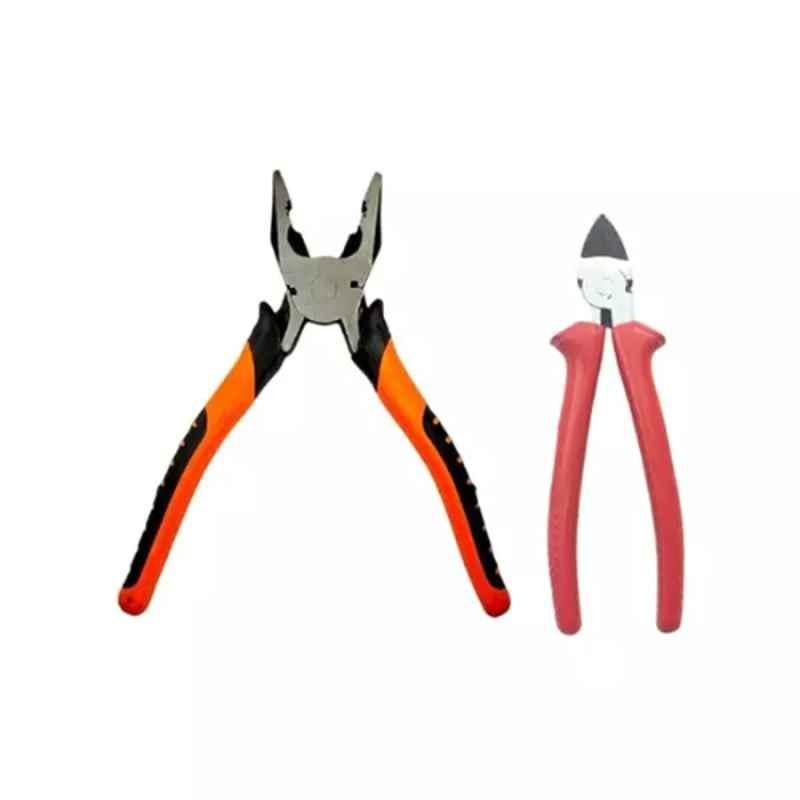Sky Blue 2 Pcs 7.8 inch Lineman Plier Combo, SBE_PLIER_COMBOS_COMBO_449