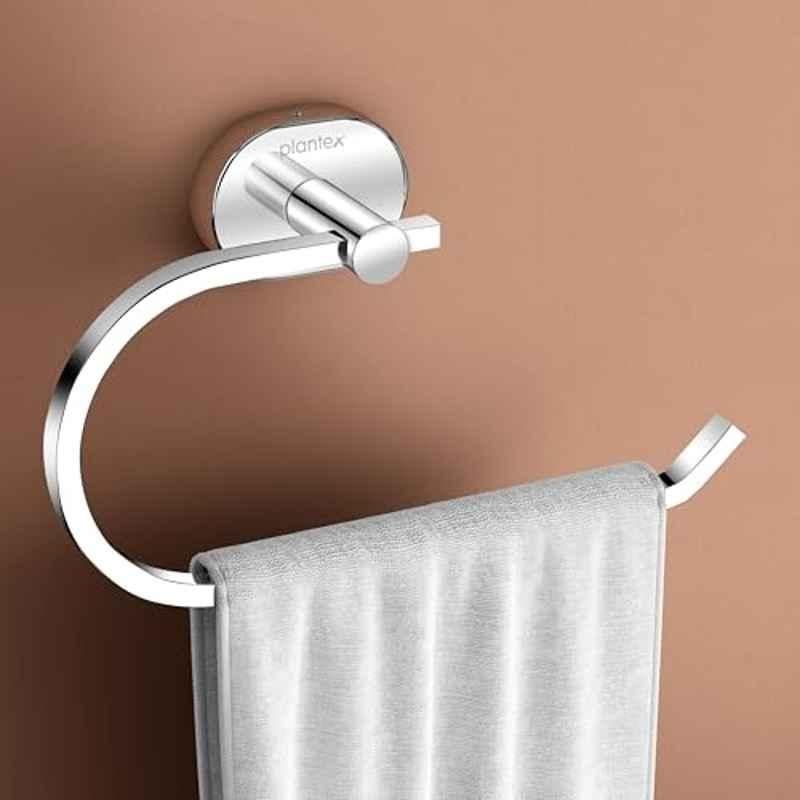 Plantex Stainless Steel Towel Hanger for Wash Basin/Hand Towel Hanger/Napkin Holder for Wash Basin/Bathroom Accessories Chrome Finish Onix