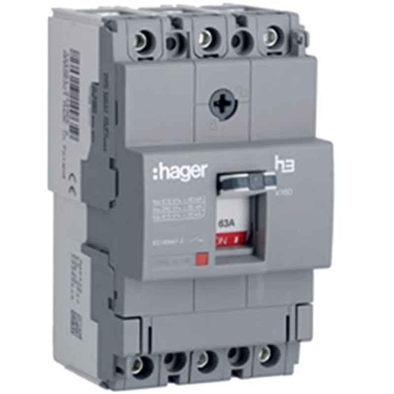 Hager 40A 40kA Moulded Case Circuit Breaker, HNA040Z