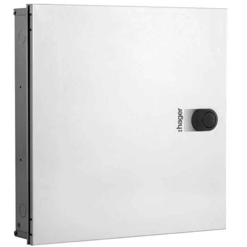 Hager Novello+ 6+2 Ways 8+6+18 Modules Double Door TPN Horizontal PPI Distribution Board, VYH06DH