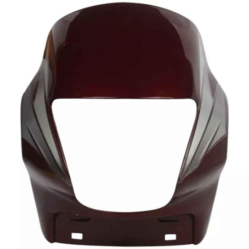 Lumax Black & Silver Visor with Glass for Tvs Star Cvtl 110Cc New, Part No 220-Hlv-Cvtin-B-Sl, LUM-420XYQ