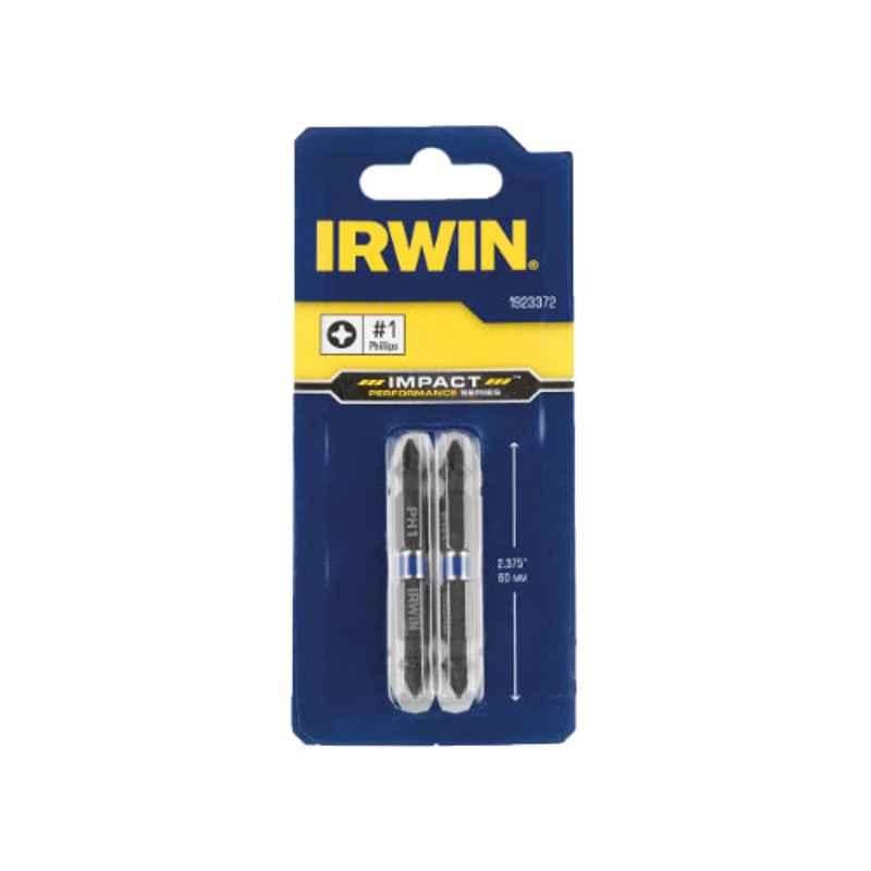 Irwin PZ2 60mm Impact Double-Ended Screwdriver Bit, 1923409