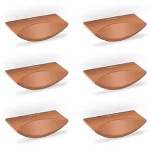 Plantex Knobs for Drawer/Rectangular Drawer Knob/Pull-Push Knobs for Kitchen/Bedroom Drawer (Pack of 6) Rose Gold