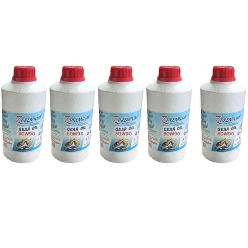 Z Premium 80W90 1 Litre Gear Oil (Pack of 5