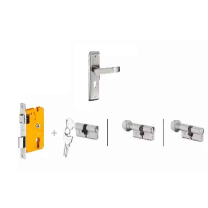 Dorset Dash HL DAS 204.3mm Zinc SC Finish Lock Set with Coin & 60mm Knob Cylinder (Pack of 2)