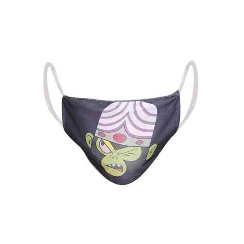 Clovia 3 Layers Grey Printed Non-Woven Cotton Polyester Straight Fit Face Mask with Removable Filter, COMBMSK66M (Pack of 3)