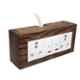 Palfrey 16A 2 Socket Wooden Texture Polycarbonate Extension Board with 2 LED Indicator Switch & 5m Wire, WD 16165 IND