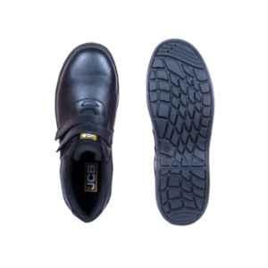JCB COUNTESS Leather Steel Toe Black Work Safety Shoes for Women, Size: 6
