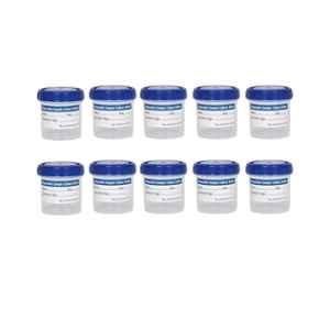 Dr. Manya 30ml Polypropylene & Plastic ETO Sterilized Urine Collection Container, MMUC010 (Pack of 10)