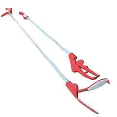 Efficacy 100cm Stainless Steel Silver Snake Grabber Tool with Easy to Squeeze & Grip Handle