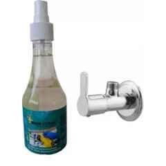 Senkiddpro Stainless Steel Chrome Finish Wall Mounted Angle Cock with Tap Cleaner Spray