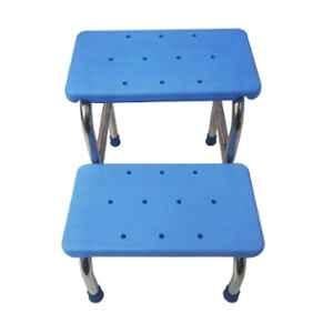 Desco 40x46x46cm ABS & Stainless Steel Top Double Foot Step, FSAB 205