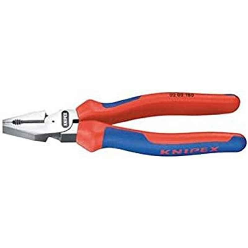 Knipex 180mm Black High Leverage Combination Pliers, 02 02 180