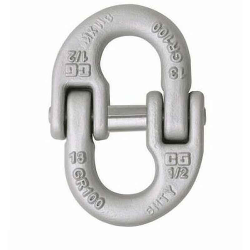 Crosby A-1337 45.2 Ton 8mm Alloy Steel Silver Connecting Link, 1015181