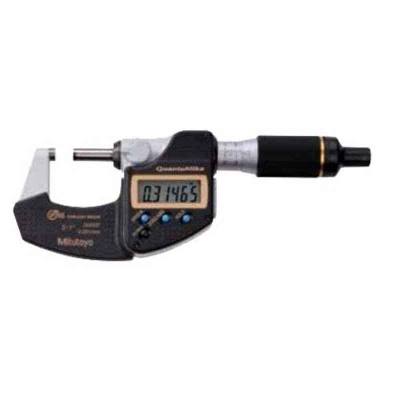 Mitutoyo 0-25 mm QuantuMike Coolant-Proof Micrometer, 293-145-30