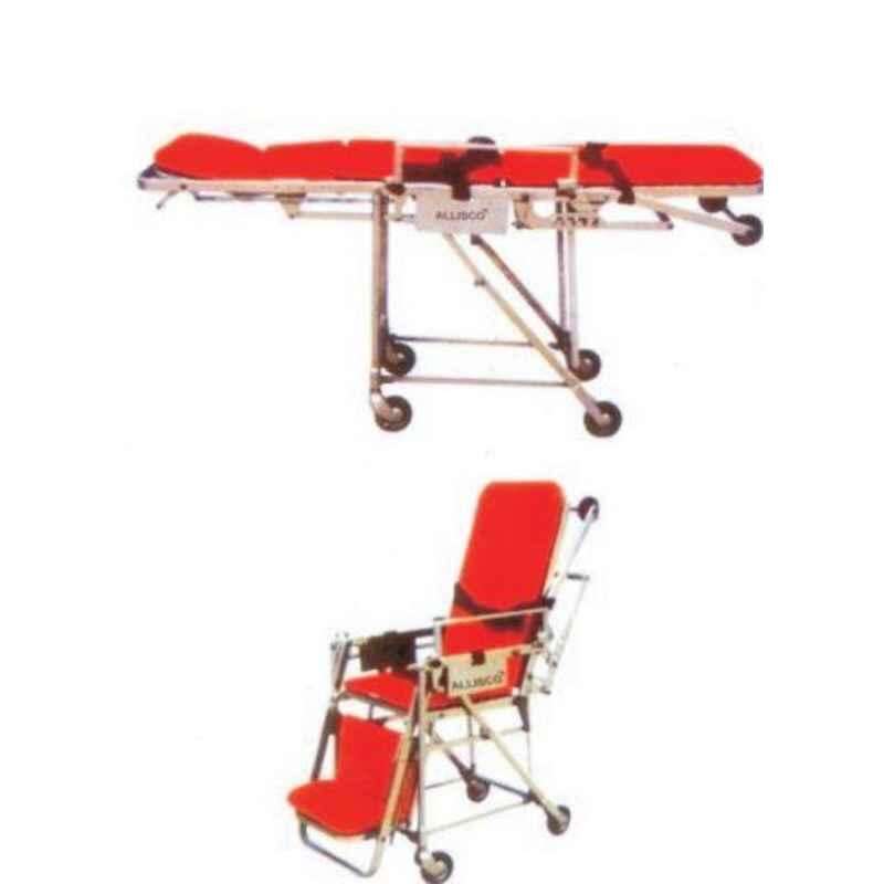 Aar Kay 190x59x85cm Wheelchair Stretcher with Varied Positions, Load Capacity: Upto 159 Kg