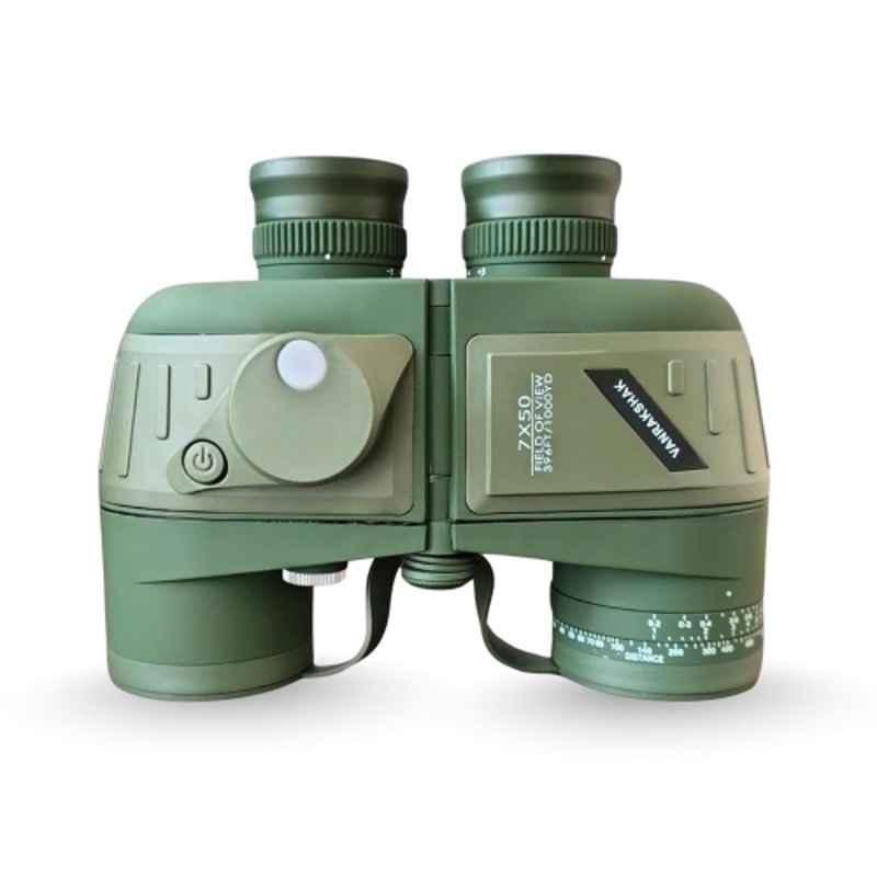 Vanrakshak Rakshak 7X 50mm Army Green Porro Prism Binocular