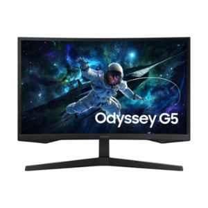 Samsung Odyssey G5 27 inch Black G55C QHD Curved VA Gaming Monitor with 165Hz Refresh Rate, LS27CG550EWXXL