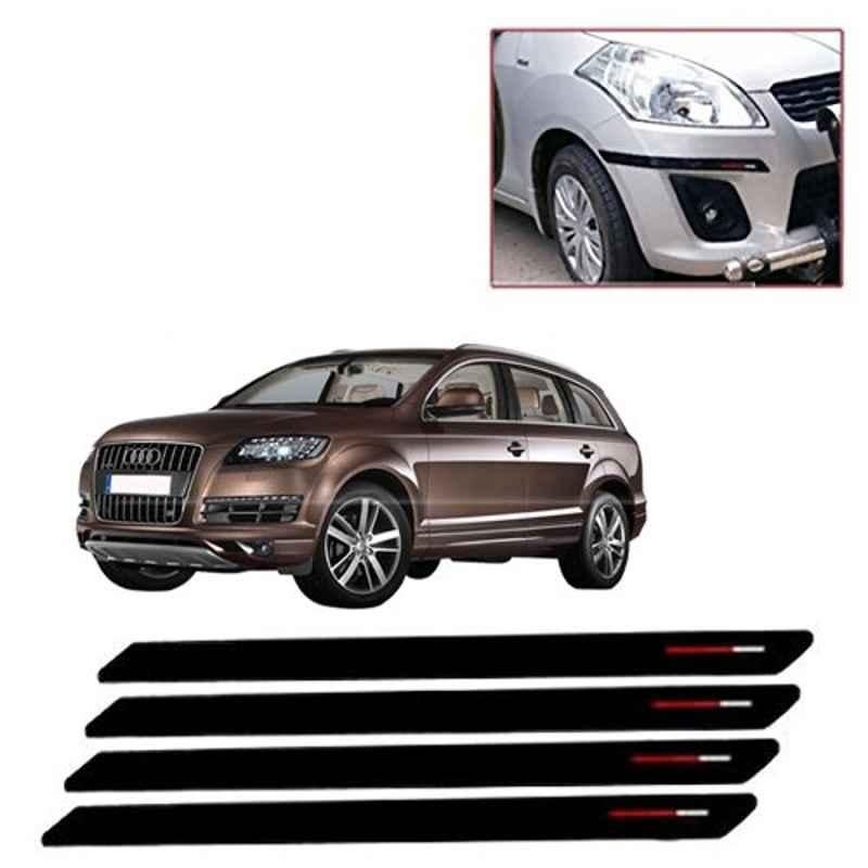 Kozdiko 4 Pcs Black & Red Bumper Protector Set for Audi Q7