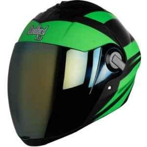 steelbird green helmet