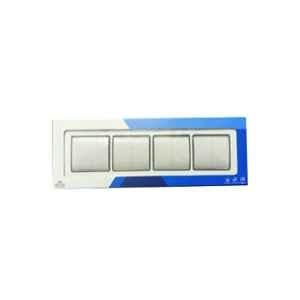 Anchor Penta 8 Module Horizontal White GINA Cover Plate, 65808 (Pack of 10)