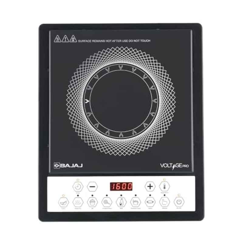 Bajaj ICX 160TS Neo 1600W Black Induction Stove with 1 Year Warranty, 740313