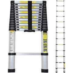Okasta 13 Step Aluminium Portable & Compact Telescopic Ladder