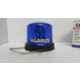 Modified Autos Revolving Light 12V 6 inch Blue Bolt Mount Bulb Type Base for All Vehicles-Ambulances