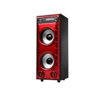 SK 4 inch 250W Double Woofer Mini Tower Speaker with Bluetooth, USB, SD, MMC Card & FM