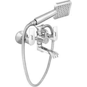 Gold Bell BRR2IN1-IN Brass Chrome 2 in 1 Telephonic Wall Mixer Set