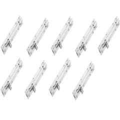Senkiddpro 135mm Stainless Steel Chrome Finish Push to Close Tower Bolt (Pack of 9)
