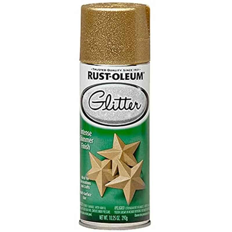 Rust-Oleum 10.25 Oz Gold Glitter Spray, 267689