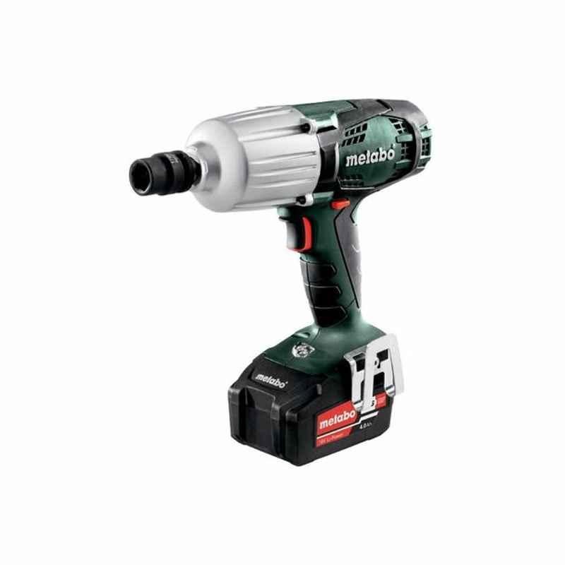 Metabo Cordless Impact Wrench With MetaBox Case, SSW-18-LTX-600, 18V, 2x4Ah Battery