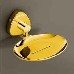 Plantex Stainless Steel Wall Mounted Soap Holder for Bathroom/Soap Holder for Kitchen/Soap Stand for Bathroom/Bathroom Accessories PVD Gold Finish Angel